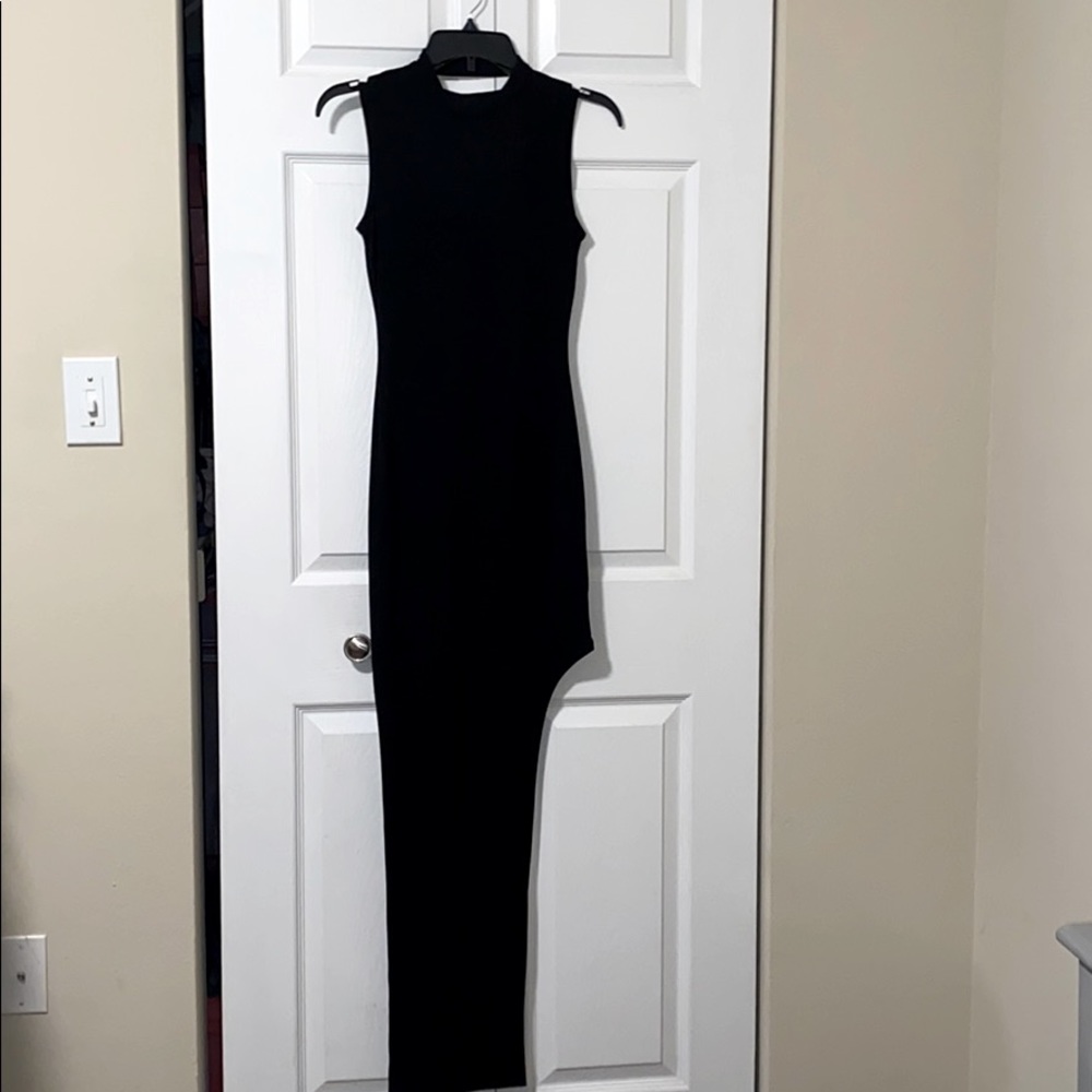 Sexy Halter Style, High Slit Dress